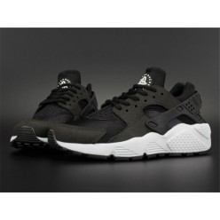 NIKE AIR HUARACHE RUN BLACK WHITE 634835-006
