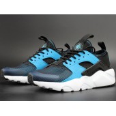 NIKE AIR HUARACHE RUN UBTRA BLACK ROYAL WHITE 819685-401