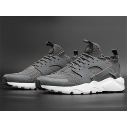 NIKE AIR HUARACHE RUN ULTRA GREY WHITE 762142-011
