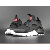 NIKE AIR HUARACHE RUN ULTRA PREM BLACK RED WHITE 882144-001