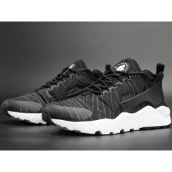 NIKE AIR HUARACHE RUN ULTRA TRA BLACK WHITE 859511-001