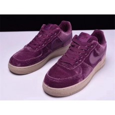 NIKE W AIR FORCE 1 LOW 07 LV8 SUEDE VELVET TARO PURPLE 849345-601