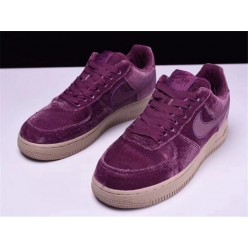 NIKE W AIR FORCE 1 LOW 07 LV8 SUEDE VELVET TARO PURPLE 849345-601