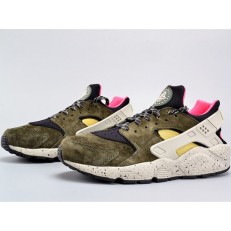 NIKE AIR HUARACHE RUN PRM ARMY GREEN 704830-010