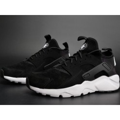 NIKE AIR HUARACHE RUN UBTRA BR BLACK WHITE 829669-662