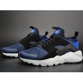 NIKE AIR HUARACHE RUN UBTRA BR NAVY BLUE BLACK WHITE 787410-004