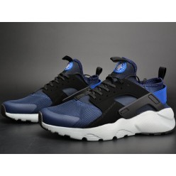 NIKE AIR HUARACHE RUN UBTRA BR NAVY BLUE BLACK WHITE 787410-004