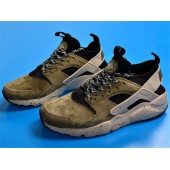 NIKEID AIR HUARACHE RUN GREY GREEN 829669-333