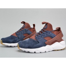 NIKEID AIR HUARACHE RUN NAVY BLUE BROWN 829669-668