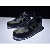 NIKE AIR FORCE 1 LOW 07 LV8 BLACK ARMY GREEN 718152-700