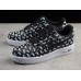 NIKE AIR FORCE 1 LOW 07 QS LOGO PRINT BLACK AH8462-001