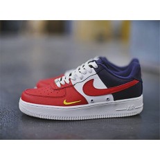 NIKE AIR FORCE 1 LOW MINI SWOOSH RED WHITE BLUE 823511-601
