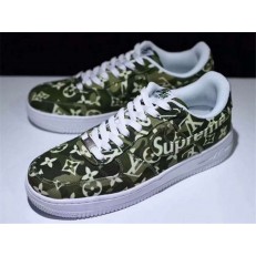 LV x SUPREME x NIKE AIR FORCE 1 LOW DENIM 923089-600