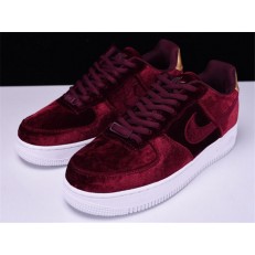 NIKE AIR FORCE 1 07 LOW VELVET BURGUNDY 896185-600