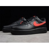 NIKE AIR FORCE 1 LOW 07 LV8 BLACK RED AA4083-002