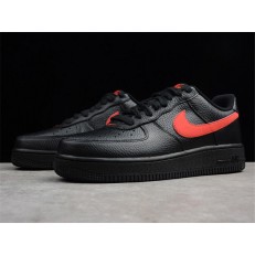 NIKE AIR FORCE 1 LOW 07 LV8 BLACK RED AA4083-002