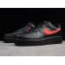 NIKE AIR FORCE 1 LOW 07 LV8 BLACK RED AA4083-002