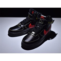 VLONE x NIKE AIR FORCE 1 HI PRM BLACK RED YELLOW AA536-001