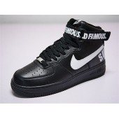 NIKE AIR FORCE 1 HIGH x SUP WORLD FAMOUS BLACK 698696-010