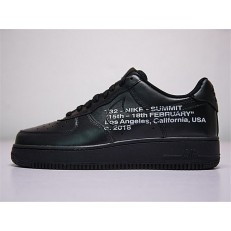 NIKE AIR FORCE 1 LOW ALL BLACK x OFF WHITE AA5122-001