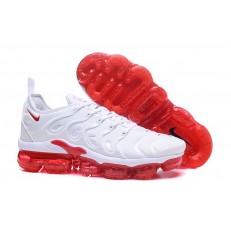 NIKE AIR VAPORMAX PLUS WHITE RED