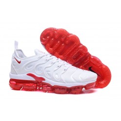 NIKE AIR VAPORMAX PLUS WHITE RED