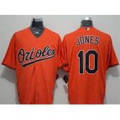 MLB Baltimore Orioles 10 Adam Jones Orange New Cool Base Men Jersey