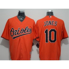 MLB Baltimore Orioles 10 Adam Jones Orange New Cool Base Men Jersey