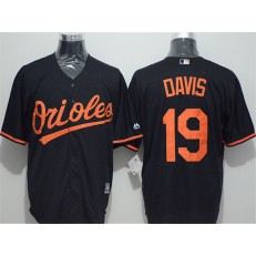 MLB Baltimore Orioles 19 Chris Davis Black New Cool Base Men Jersey