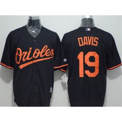 MLB Baltimore Orioles 19 Chris Davis Black New Cool Base Men Jersey