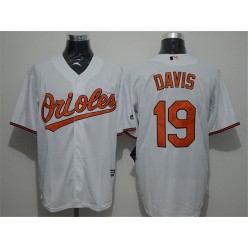 MLB Baltimore Orioles 19 Chris Davis Home White 2015 Cool Base Men Jersey