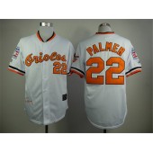 MLB Baltimore Orioles 22 Jim Palmer 1970 Hall of Fame White Throwback Cool Base Men Jersey