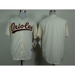 MLB Baltimore Orioles Blank 1954 Cream Cool Base Men Jersey