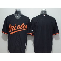 MLB Baltimore Orioles Blank Black New Cool Base Men Jersey