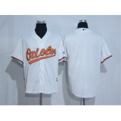 MLB Baltimore Orioles Blank Home White 2015 Cool Base Men Jersey