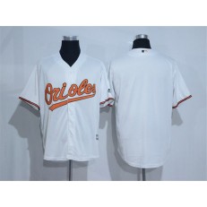 MLB Baltimore Orioles Blank Home White 2015 Cool Base Men Jersey
