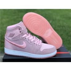 AIR JORDAN 1 RETRO HIGH OG (GS) SATIN PINK AO1847-645