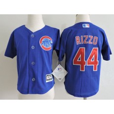 MLB Chicago Cubs 44 Anthony Rizzo Blue Cool Base Toddler Jersey