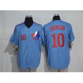 MLB Montreal Expos 10 Andre Dawson 1982 Royal Blue Majestic Cool Base Cooperstown Collection Player Men Jersey