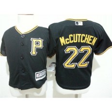 MLB Pittsburgh Pirates 22 Andrew McCutchen Black Cool Base Toddler Jersey