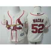 MLB St. Louis Cardinals 52 Michael Wacha Cream Cool Base Toddler Jersey