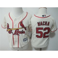 MLB St. Louis Cardinals 52 Michael Wacha Cream Cool Base Toddler Jersey