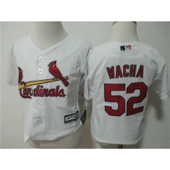 MLB St. Louis Cardinals 52 Michael Wacha White Cool Base Toddler Jersey