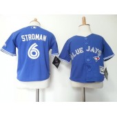 MLB Toronto Blue Jays 6 Marcus Stroman Blue Cool Base Toddler Jersey