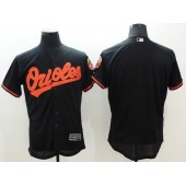 MLB Baltimore Orioles Blank Black Flexbase Authentic Collection Stitched Men Jersey