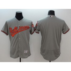 MLB Baltimore Orioles Blank Grey Flexbase Authentic Collection Stitched Men Jersey