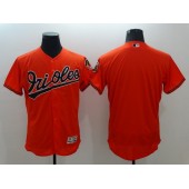 MLB Baltimore Orioles Blank Orange Flexbase Authentic Collection Stitched Men Jersey