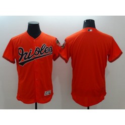 MLB Baltimore Orioles Blank Orange Flexbase Authentic Collection Stitched Men Jersey