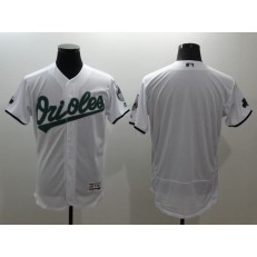 MLB Baltimore Orioles Blank White Celtic Flexbase Authentic Collection Stitched Men Jersey