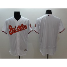 MLB Baltimore Orioles Blank White Flexbase Authentic Collection Stitched Men Jersey